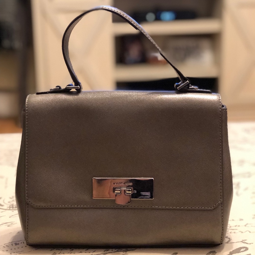 Michael Kors Callie Nickel Purse